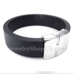 Bracciale Magnetico In Pelle Da Uomo