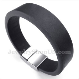 Bracciale Magnetico In Pelle Da Uomo