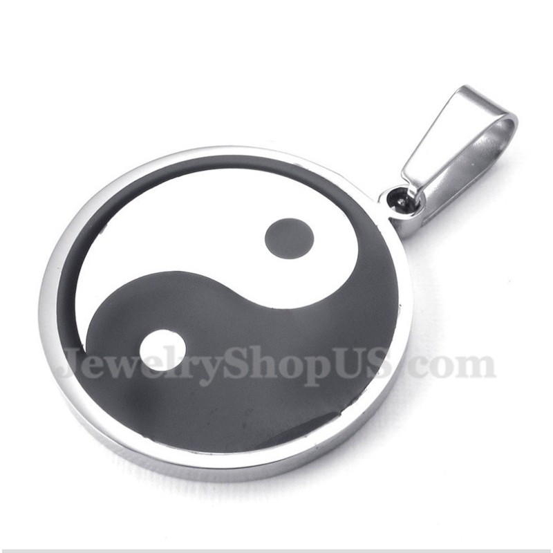 Ciondolo Tai Chi In Titanio Da Uomo Con Catena Gratuita Ciondolo Tai Chi In Titanio Da Uomo Con Catena Gratuita