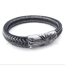 Bracciale Da Uomo Con Croce In Titanio Fuso