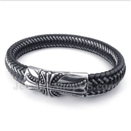 Bracciale Da Uomo Con Croce In Titanio Fuso