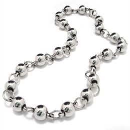 Collana Con Perline In Titanio Da 20,1 Pollici 8075