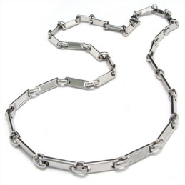 Collana Con Catena A Maglie Strette In Titanio Da 20,1 Pollici 8082