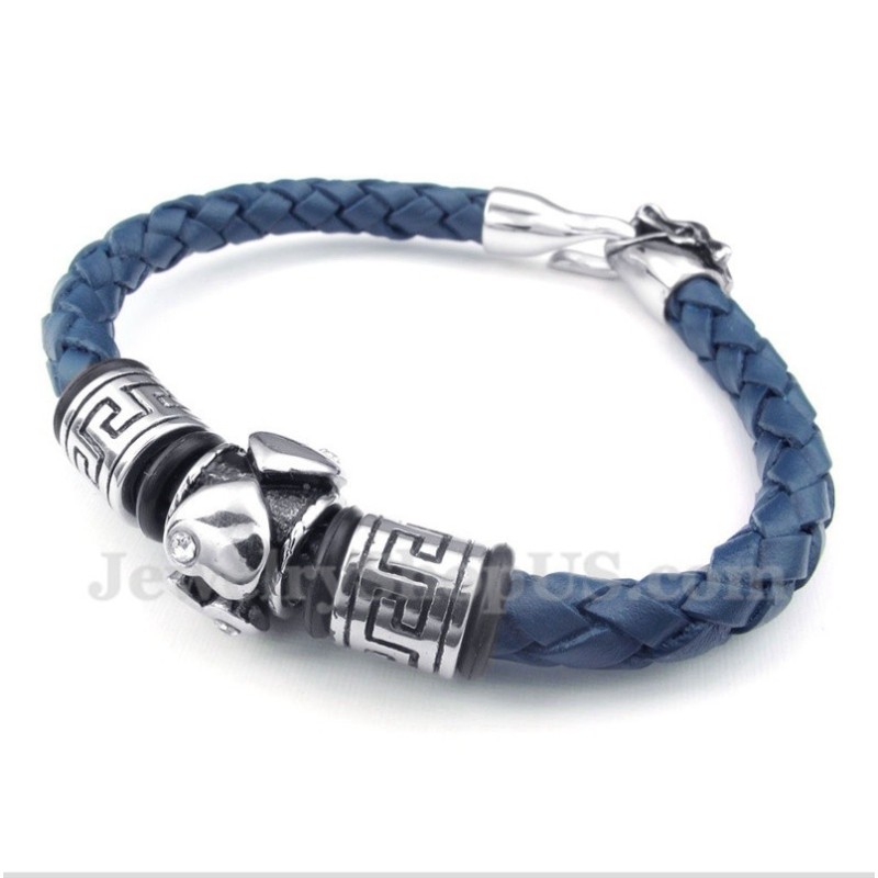 Bracciale In Pelle Di Titanio Da Uomo Bracciale In Pelle Di Titanio Da Uomo
