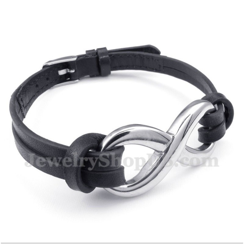 Bracciale In Pelle Di Titanio Da Uomo Bracciale In Pelle Di Titanio Da Uomo