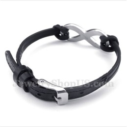 Bracciale In Pelle Di Titanio Da Uomo