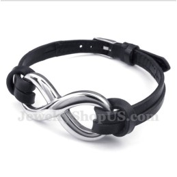 Bracciale In Pelle Di Titanio Da Uomo