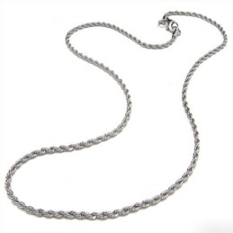 Collana Con Catena In Titanio Da 20,1 Pollici Con Onde Delicate