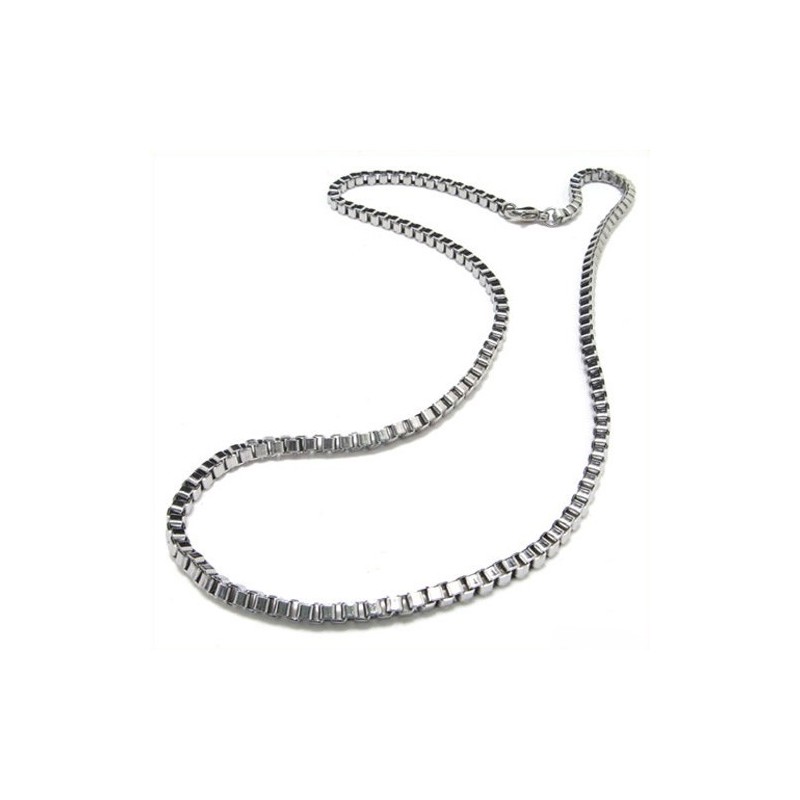 Collana Stretta In Argento Titanio Da 20,1 Pollici 8092 Collana Stretta In Argento Titanio Da 20,1 Pollici 8092