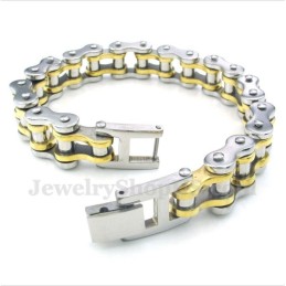 Bracciale Da Uomo In Titanio E Oro