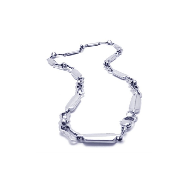 Collana Liscia In Argento Titanio Da 20,1 Pollici Collana Liscia In Argento Titanio Da 20,1 Pollici
