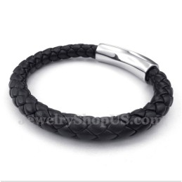 Bracciale In Pelle Di Titanio Da Uomo