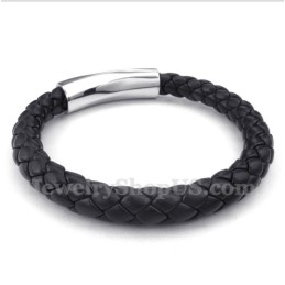 Bracciale In Pelle Di Titanio Da Uomo