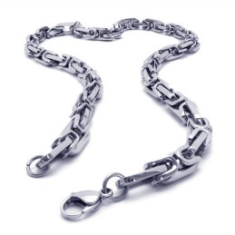 Collana Delicata In Argento Titanio Da 21,3 Pollici