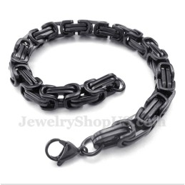 Bracciale Da Uomo In Titanio Nero