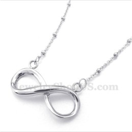 Collana Da Uomo In Titanio Con Simbolo Dell'Infinito