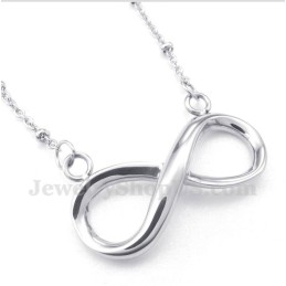 Collana Da Uomo In Titanio Con Simbolo Dell'Infinito