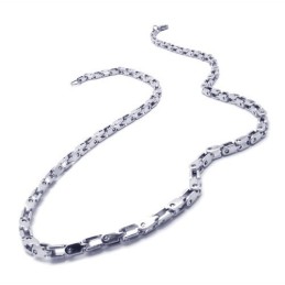 Collana Sottile In Argento E Titanio Da 20,5 Pollici