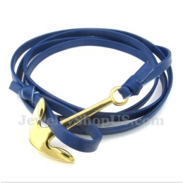 Bracciale In Pelle Di Titanio Da Uomo