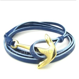 Bracciale In Pelle Di Titanio Da Uomo