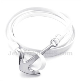 Bracciale In Pelle Di Titanio Da Uomo