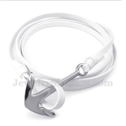 Bracciale In Pelle Di Titanio Da Uomo