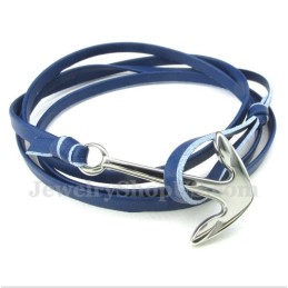 Bracciale In Pelle Di Titanio Da Uomo