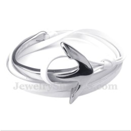 Bracciale Da Uomo In Titanio E Pelle Con Ancora
