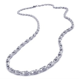 Collana In Argento E Titanio Da 20,0 Pollici