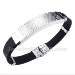 Bracciale In Gomma Di Titanio Da Uomo