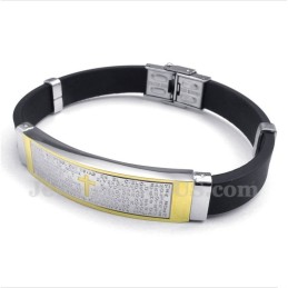 Bracciale In Gomma Di Titanio Da Uomo