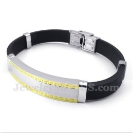 Bracciale In Gomma Di Titanio Da Uomo