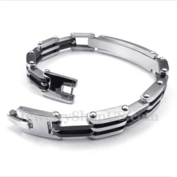Bracciale Da Uomo In Titanio Nero