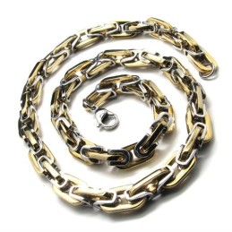 Collana A Forma Di Catena Dorata In Titanio Da 20,1 Pollici