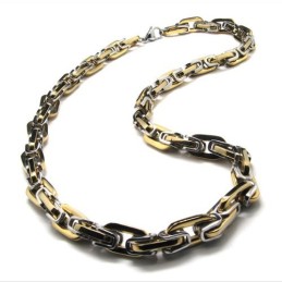 Collana A Forma Di Catena Dorata In Titanio Da 20,1 Pollici