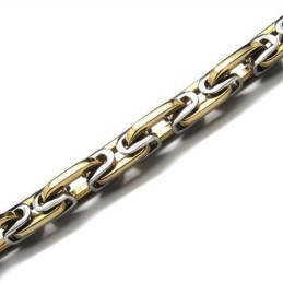 Collana A Forma Di Catena Dorata In Titanio Da 20,1 Pollici
