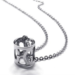 Collana In Titanio Traforato Da 15,4 Pollici