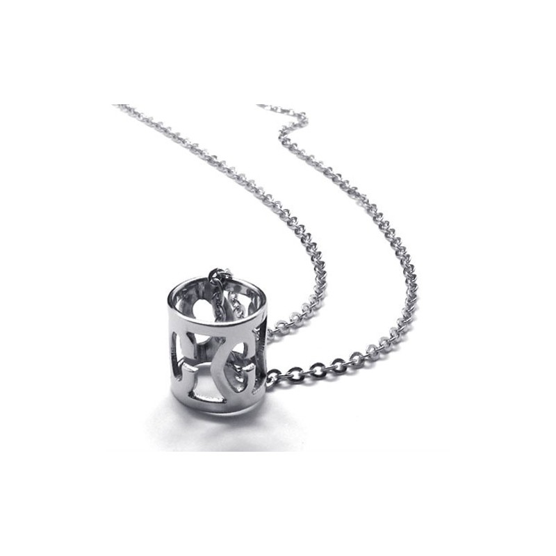 Collana In Titanio Traforato Da 15,4 Pollici Collana In Titanio Traforato Da 15,4 Pollici