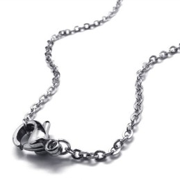 Collana In Titanio Traforato Da 15,4 Pollici