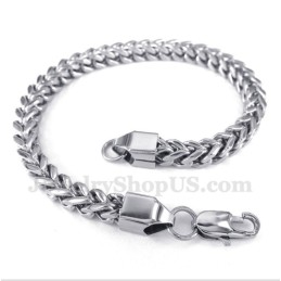 Bracciale In Titanio Argento Da Uomo