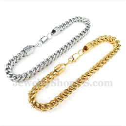 Bracciale In Titanio Argento Da Uomo