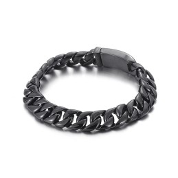 Bracciale In Titanio Nero Da Uomo In Vendita