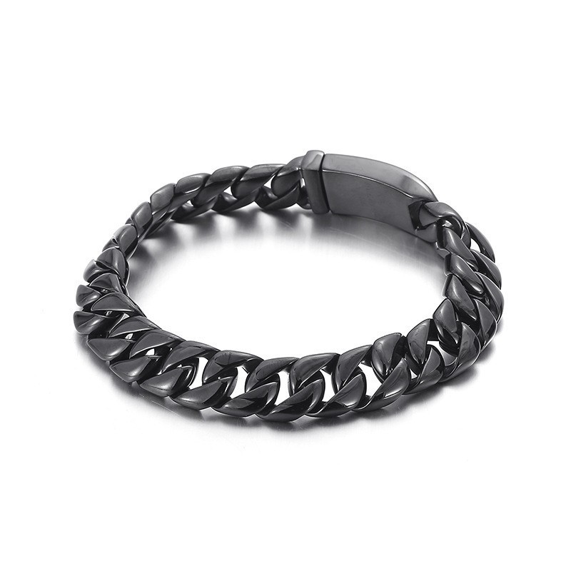 Bracciale In Titanio Nero Da Uomo In Vendita Bracciale In Titanio Nero Da Uomo In Vendita