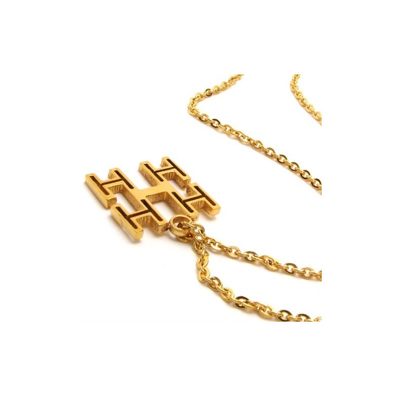 Collana Con Catene Dorate In Titanio Da 15,7 Pollici Collana Con Catene Dorate In Titanio Da 15,7 Pollici