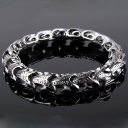 Bracciale A Catena In Titanio Da Uomo