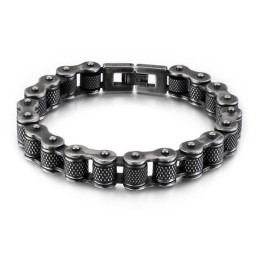 Bracciale Da Bicicletta Con Catena In Titanio Da Uomo