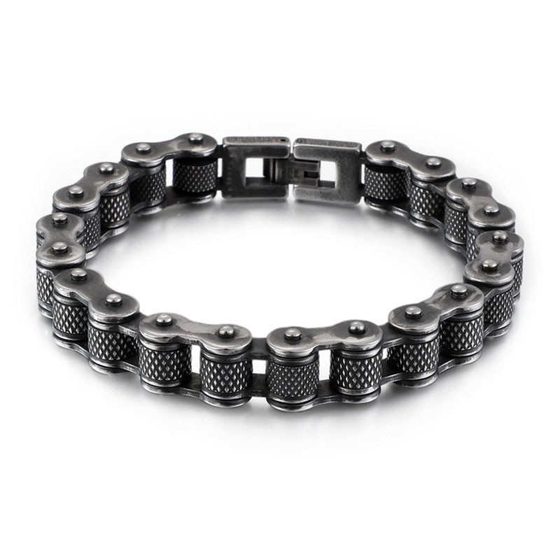 Bracciale Da Bicicletta Con Catena In Titanio Da Uomo Bracciale Da Bicicletta Con Catena In Titanio Da Uomo