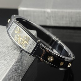 Braccialetti Da Uomo In Titanio Con Diamanti