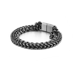 Bracciale Da Uomo In Titanio A Doppio Strato