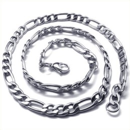 Collana Semplice In Argento Titanio Da 22,4 Pollici